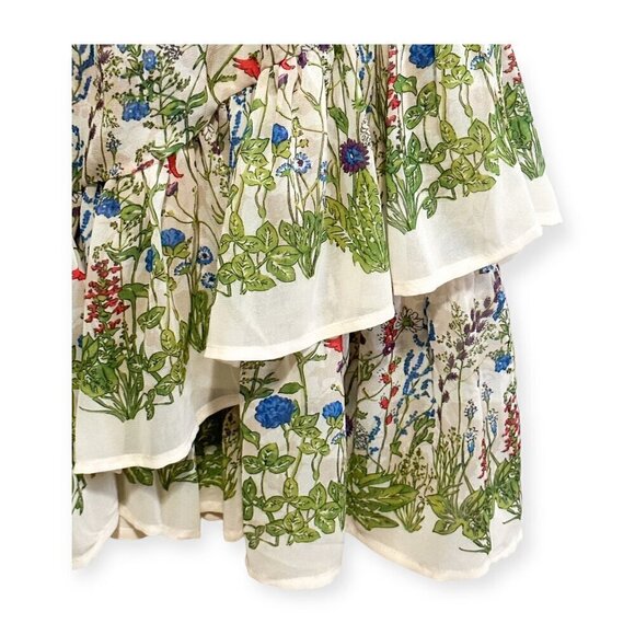 Maje Jonquille Floral-print Crepe Mini Skirt, Size 40EU/US M - Picture 10 of 12